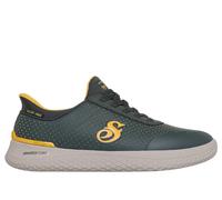Skechers Uomo Slip-ins Snoop Dogg: Snoop Vibez - Snooper Comfortable Sneaker in Oliva, Taglia 42.5
