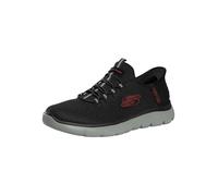 Skechers Uomo Slip-Ins Summits Scarpe da Ginnastica di Alta Gamma, Black/Red, 41 EU