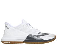 Skechers Uomo Slip-ins: Tennis Baseline Bully Sneaker in Bianco/Argento, Taglia 43.5