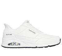Skechers Uno-Banksia Luxe - Sneaker da Uomo, Senza Lacci, Senza Mani, Colore: Bianco., 43 EU