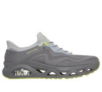 Skechers Uomo Slip-ins: UNO Glide-Step - Air Gliders Sneaker in Grigio/Lime, Taglia 40