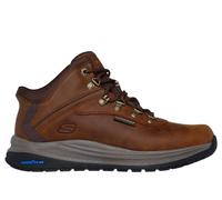 Skechers Uomo Slip-ins Waterproof Relaxed Fit: Meroe - Pikeman Shoes in Marrone, Taglia 40