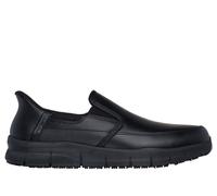 Skechers Uomo Slip-ins Work: Nampa - Broxtin Sneaker in Nero, Taglia 47.5