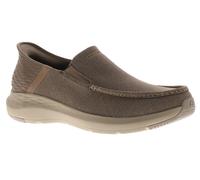 Skechers Uomo Slip Termiche Scarpe da Ginnastica Relaxed Fit Parson Luce Marrone
