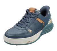 Skechers Uomo Slip-ins Snoop Dogg: Sizzle - Snoop Sizzle Toke Slip-ins Sneaker in Blu Navy Blue, Taglia 42