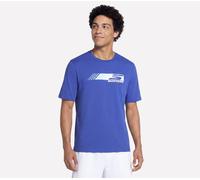 Skechers Uomo Speedster Maglietta in Blu, Taglia XL