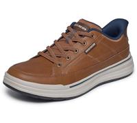 Skechers Uomo Sterling Hansel Slip-In ALLENATRICE, Luggage Leather / Synthetic, 46 EU