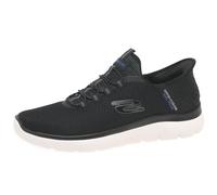 Skechers Uomo Summits High Range Slip-In ALLENATRICE, Black Mesh/Wht Trim, 45 EU
