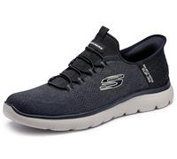 SKECHERS Scarpa slip-on 'SUMMITS - KEY PACE' nero / bianco, Taglia 45
