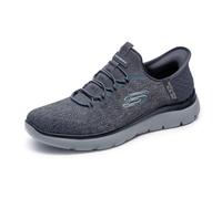 Skechers Scarpe da ginnastica Uomo Summits Key Pace 232469 CCBK Grigio Vegan 42.5