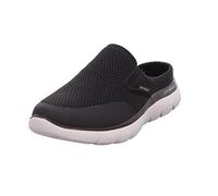 Skechers Vindicatore Vertici, Scarpe da ginnastica Uomo, Finiture In Tessuto Nero, 42.5 EU