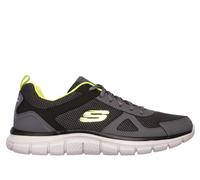 Skechers Uomo Track - Bucolo Sneaker in Carbone/Lime, Taglia 44