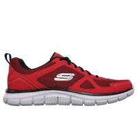 Skechers Uomo Track - Bucolo Sneaker in Rosso/Nero, Taglia 44