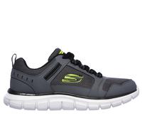Skechers Uomo Track - Knockhill Sneaker in Carbone/Nero, Taglia 43