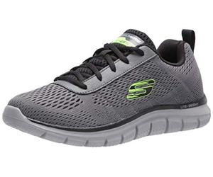 Skechers Uomo Track MoultonOxford, Colore: Nero Antracite., 45.5 EU