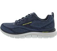 Skechers Uomo Track Pohlter Sneaker, Navy Knit, 44 EU