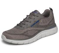 Skechers Uomo Track Pohlter Sneaker, Taupe Knit, 47.5 EU