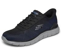 Skechers Uomo Track Revno Slip-in ALLENATRICE, Navy/Black, 42.5 EU