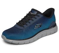 Skechers Track Revno Sneaker da Uomo, Blu Navy, 42,5 EU
