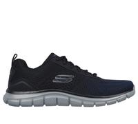 Skechers Uomo Track - Ripkent Sneaker in Blu Navy Blue/Nero, Taglia 42.5, Vegan