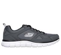 Skechers Uomo Track Sneaker in Carbone/Nero, Taglia 45