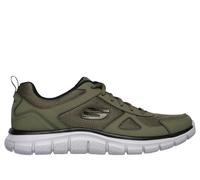 Skechers Uomo Track Sneaker in Oliva/Nero, Taglia 44