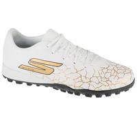 Skechers Uomo Turf Football Trainers, Bianco, 44 EU