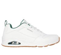 Skechers Uomo UNO - Alder Sneaker in Bianco/Verde, Taglia 41