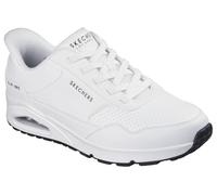 Skechers Uomo Uno Banksia Luxe Slip-In ALLENATRICE, White Duraleather / Mesh, 41 EU
