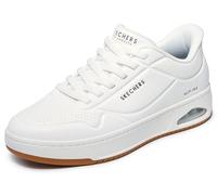 Skechers Uomo Uno Ctl Laying Low Slip-In ALLENATRICE, White Duraleather / Mesh, 41.5 EU