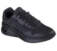 Skechers Uomo Uno Flex Spring ON Air Scarpe da Allenamento, Black Duraleather, Hot Melt/Mesh, 42.5 EU