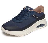 Skechers Uomo Uno Flex Step N Knit Slip-in ALLENATRICE, Navy Hot Melt/Knit/Tan Trim, 48.5 EU