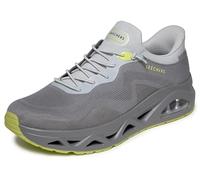 Skechers Uomo Slip-ins: UNO Glide-Step - Air Gliders Sneaker in Grigio/Lime, Taglia 43