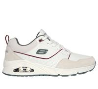 Skechers Uomo UNO - Retro One Sneaker in Bianco/Verde, Taglia 47.5