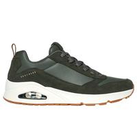 Skechers Uomo UNO - Stacre Sneaker in Oliva, Taglia 42