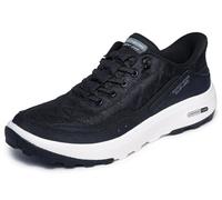 Skechers Uomo Urban Explore Slip-In ALLENATRICE, Black Textile/Synthetic/White Trim, 44 EU