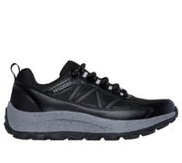 Skechers Urbex, Scarpe da Ginnastica Uomo, Nero Duraleather Mesh Carbone Trim, 41.5 EU