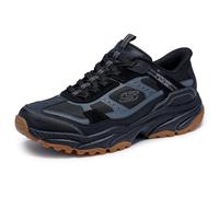 Skechers Uomo Vigor At Slip-in ALLENATRICE | Scarpe senza lacci a mani libere, memory foam raffreddata ad aria, tomaia in pelle, senza cuciture, cuscino sul tallone