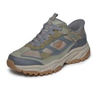 Skechers Uomo Vigor At Slip-in ALLENATRICE | Scarpe senza lacci a mani libere, memory foam raffreddata ad aria, tomaia in pelle, senza cuciture, cuscino sul tallone