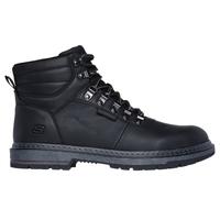 Skechers Uomo Waterproof Relaxed Fit: Corado - Jaxx Shoes in Nero, Taglia 40