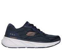 Skechers Uomo Waterproof Relaxed Fit: Edgeride - Konzo Sneaker in Blu Navy Blue/Arancione, Taglia 44, Vegan, Lavabile in lavatrice