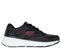 Skechers Uomo Waterproof Relaxed Fit: Edgeride - Konzo Sneaker in Nero/Rosso, Taglia 46, Vegan, Lavabile in lavatrice