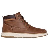 Skechers Uomo Waterproof Relaxed Fit: Garlan - Deno Shoes in Marrone, Taglia 45