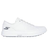 Skechers Uomo Waterproof Relaxed Fit: GO GOLF Drive 6 Shoes in Bianco, Taglia 40, Arch Fit