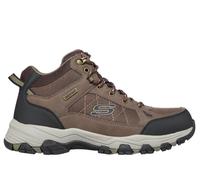 Skechers Uomo Waterproof Relaxed Fit: Seluomo - Melano Shoes in Cioccolato, Taglia 40