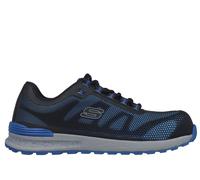 Skechers Uomo Work: Bulklin Comp Toe Sneaker in Blu, Taglia 44