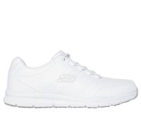 Skechers Uomo Work: Nampa - Osil Sneaker in Bianco, Taglia 46