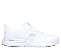 Skechers Uomo Work Relaxed Fit: Flex Advantage - Bendon SR Sneaker in Bianco, Taglia 44