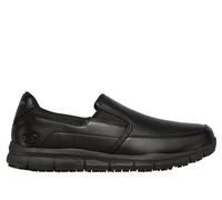 Skechers Uomo Work Relaxed Fit: Nampa - Groton SR Shoes in Nero, Taglia 48.5