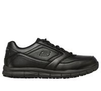 Skechers Uomo Work Relaxed Fit: Nampa SR Sneaker in Nero, Taglia 48.5